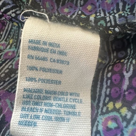 ❤️ American Eagle Outfitters Blue and Purple Tank Top Medium Like New - Picture 3 of 6